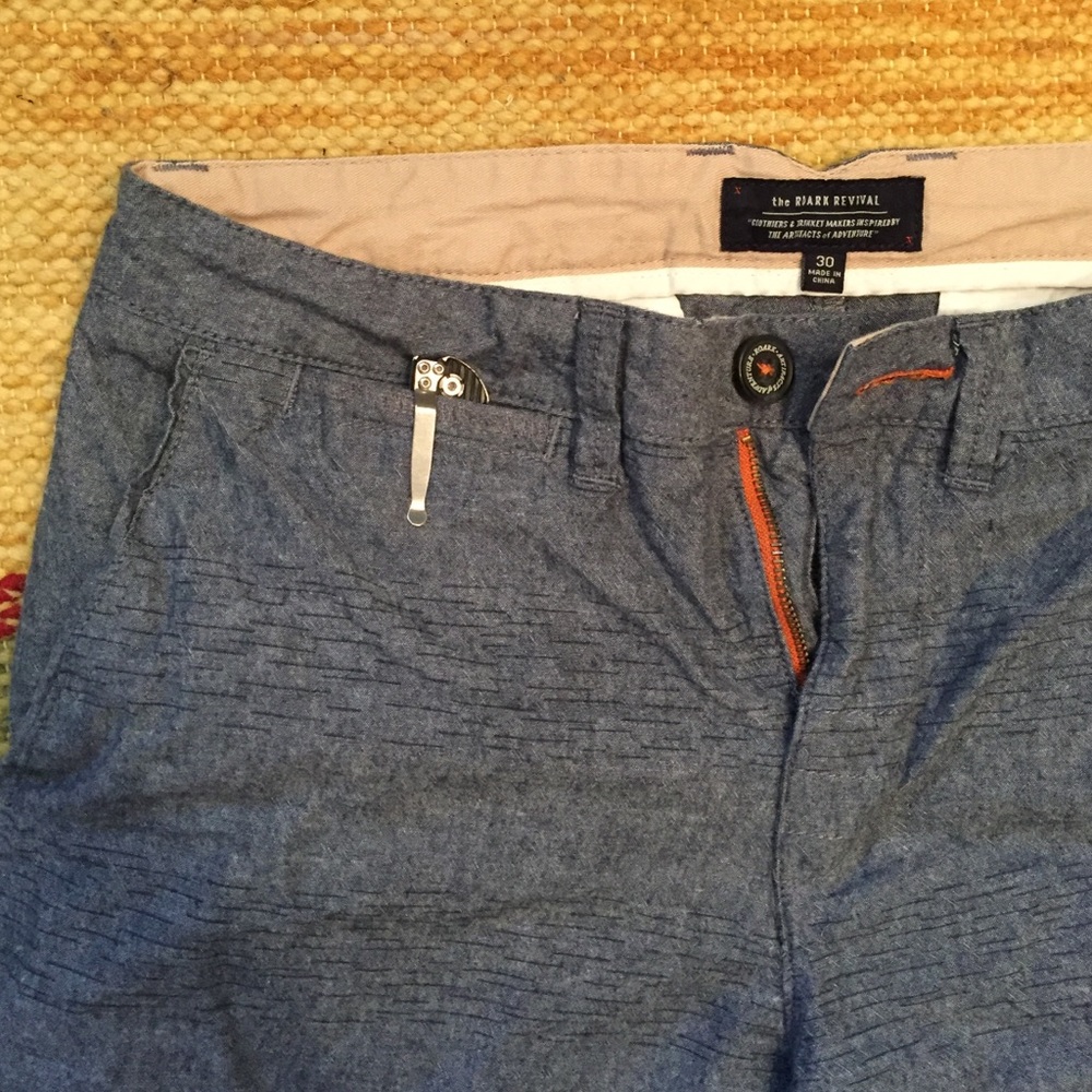 Roark Revival 5-Pocket Porter Shorts - Blue