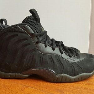 SOLD Nike Triple Black Foamposite Stealth Sneakers