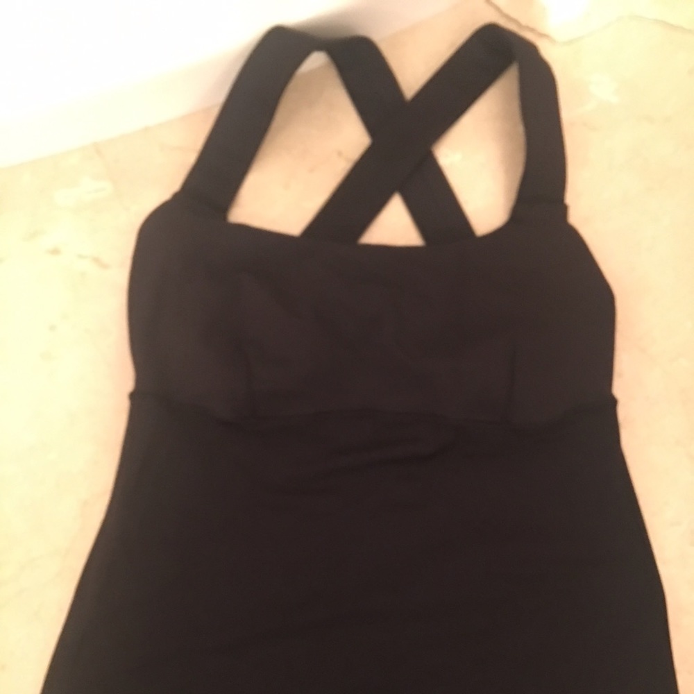 Black thick strap tank