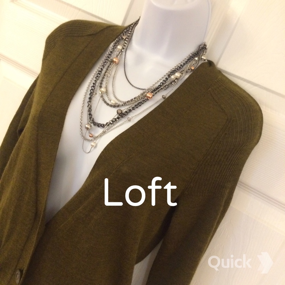 Loft Cardi with Long Skinny Sleeves