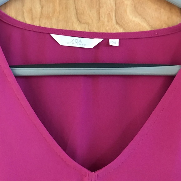 Dark Pink Blouse! - Picture 2 of 2