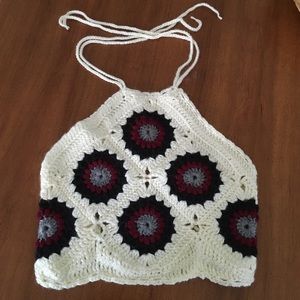 Boho Crochet Halter Top