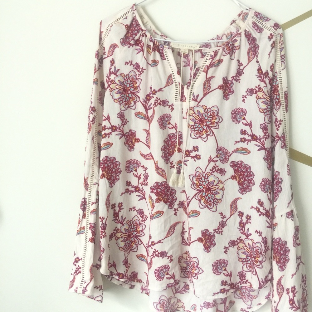 Boho printed top🌸🌿