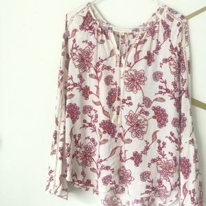 Boho printed top🌸🌿