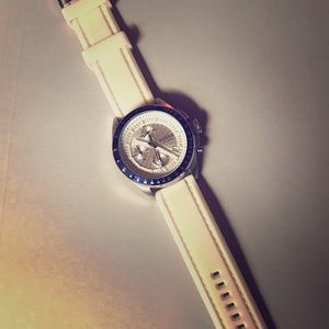 Men's Fossil Watch with Silicone Band