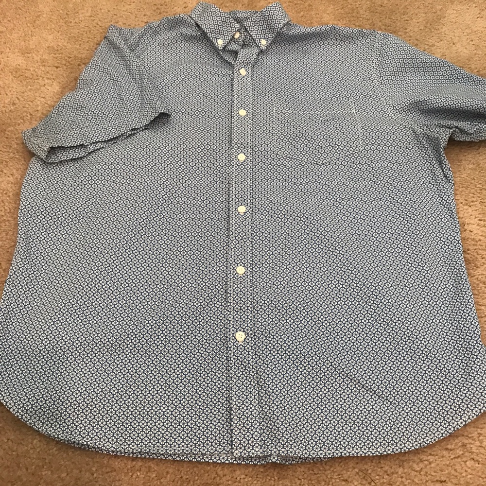 Floral printed old navy shirt. Worn twice.