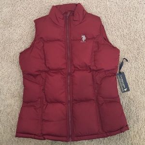 US Polo Association Puffy Vest Size M