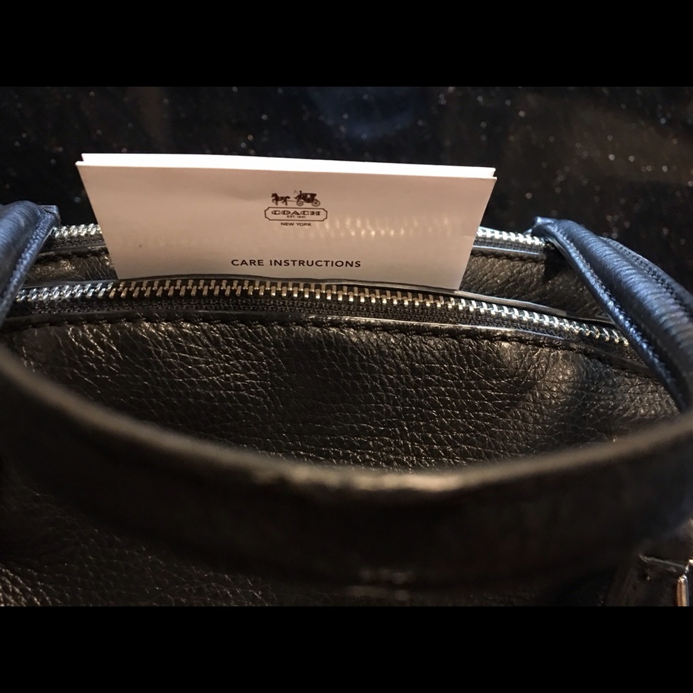 Coach bag with double sides. Black. Like new