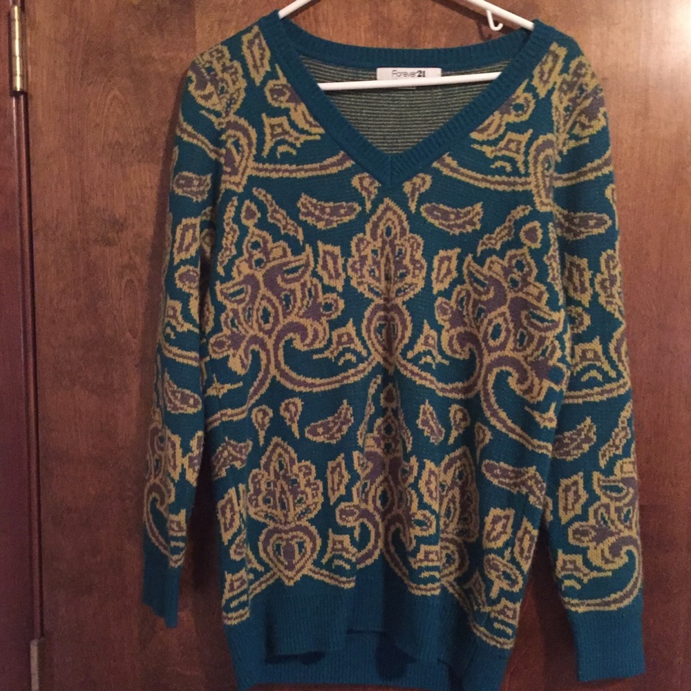 Filigree sweater dress