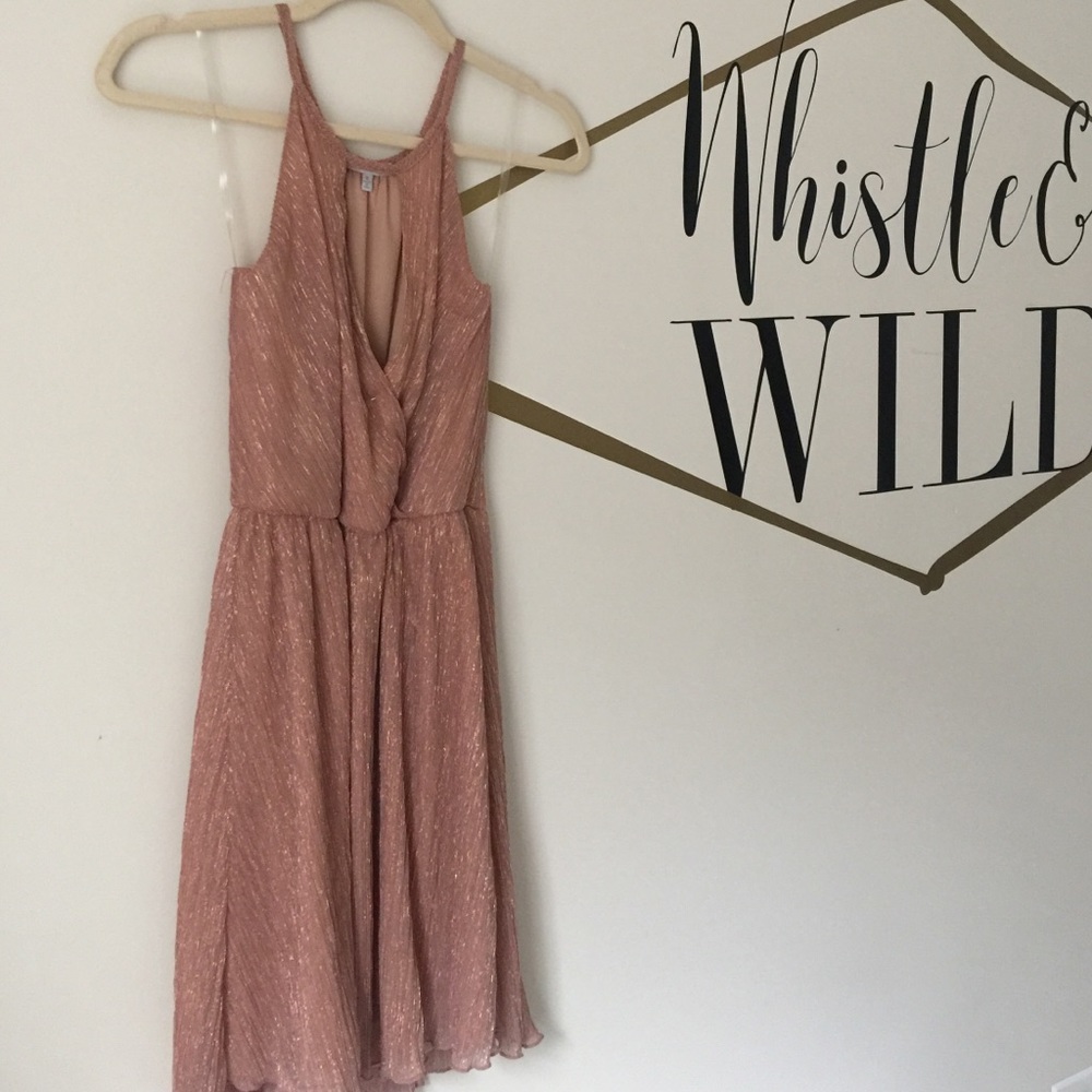 Rose gold dress