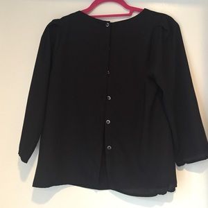 Button back blouse