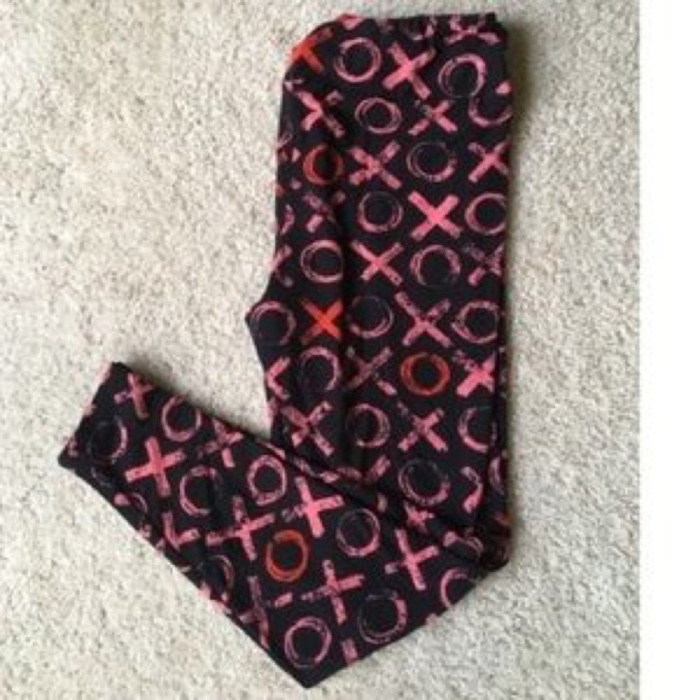 LulaRoe TC Black XO Leggings