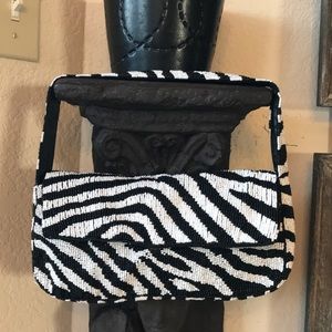 BLACK/WHITE WOMEN'S HANDBAG
