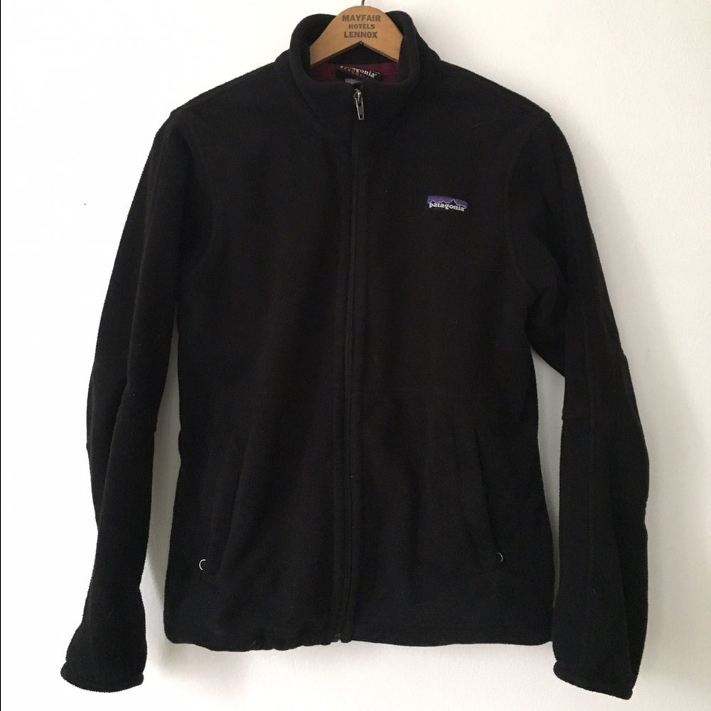 Patagonia Synchilla Black Full Zip Fleece Jacket