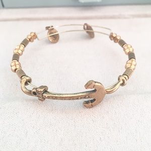 Alex and Ani Anchor bracelet.