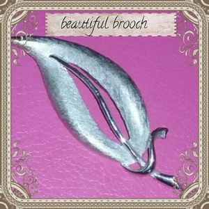 Beautiful vintage Hedy silver brooch