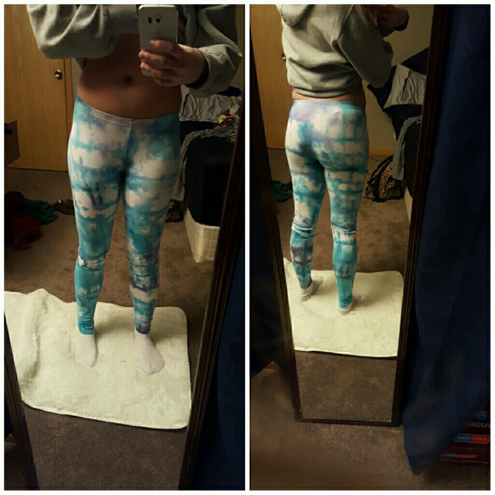 Tie dyed leggings