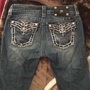 Size 26 Miss Me boot cut denim