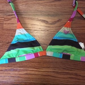 Colorful bikini top
