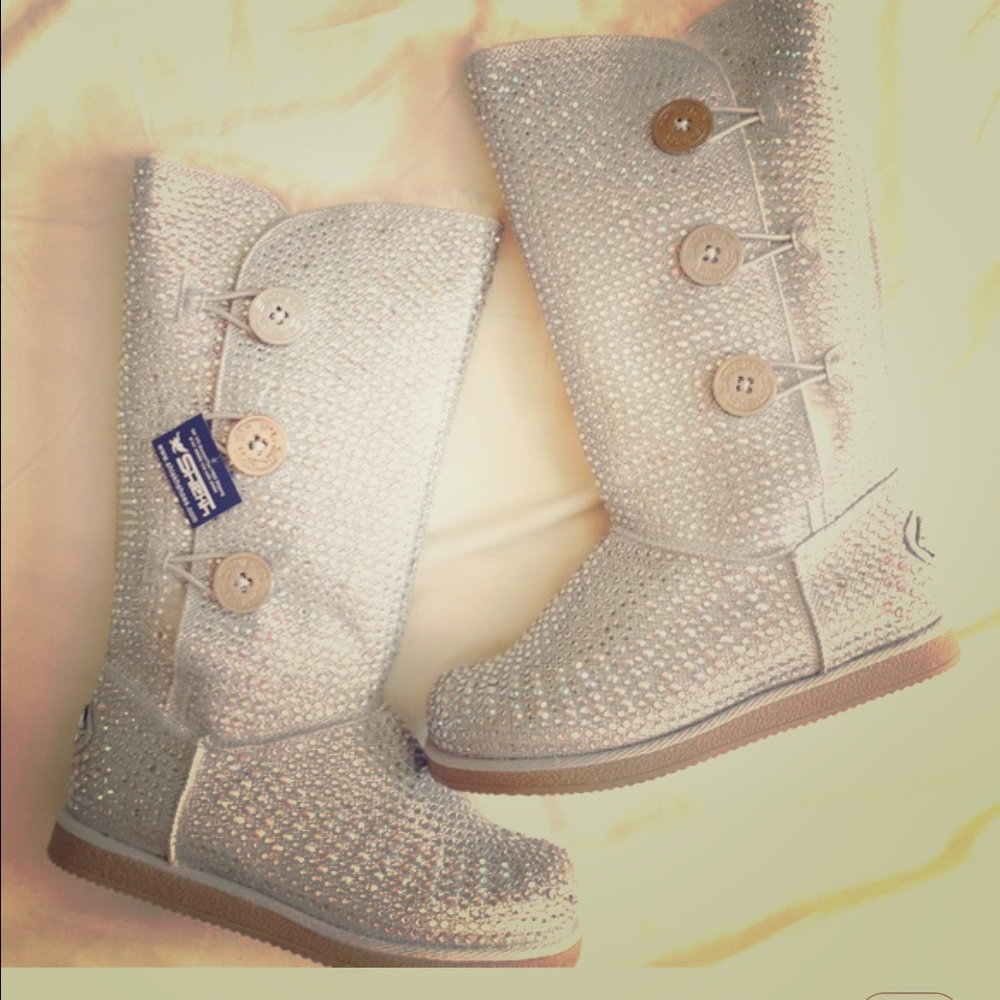 Sparkly boots