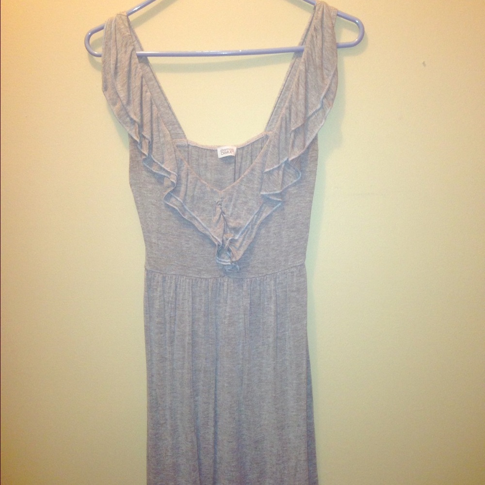Charming Charlie gray dress