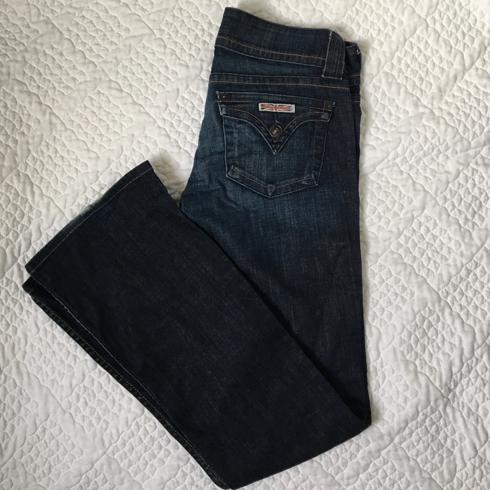 Hudson Jeans flare denim w signature flap pockets