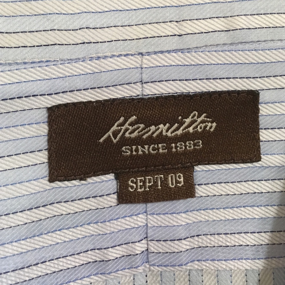 Hamilton Men's striped dress shirt