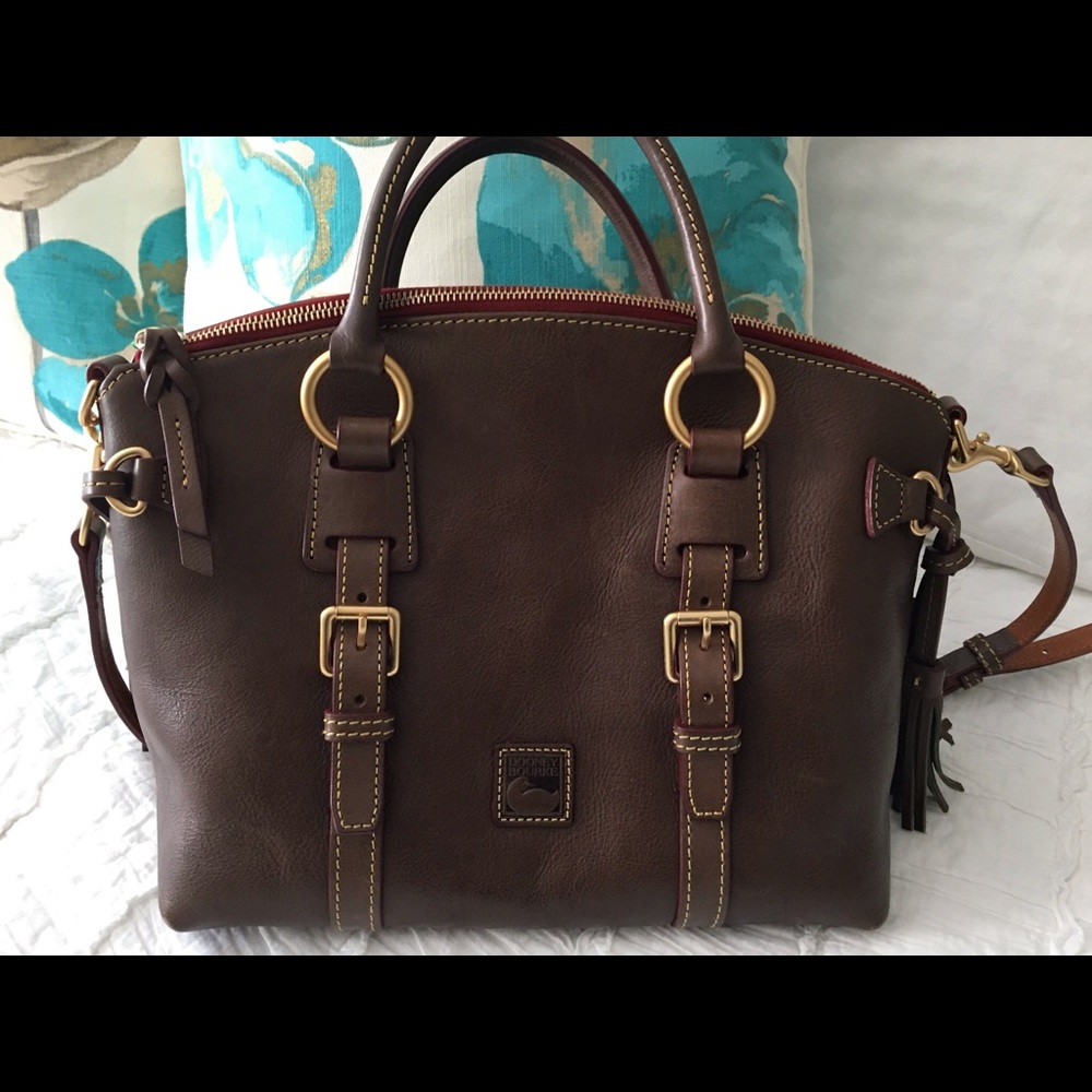 Dooney Bourke Sachel. Brown leather. New.