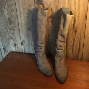 Frye Dorado Riding Boots in Suede