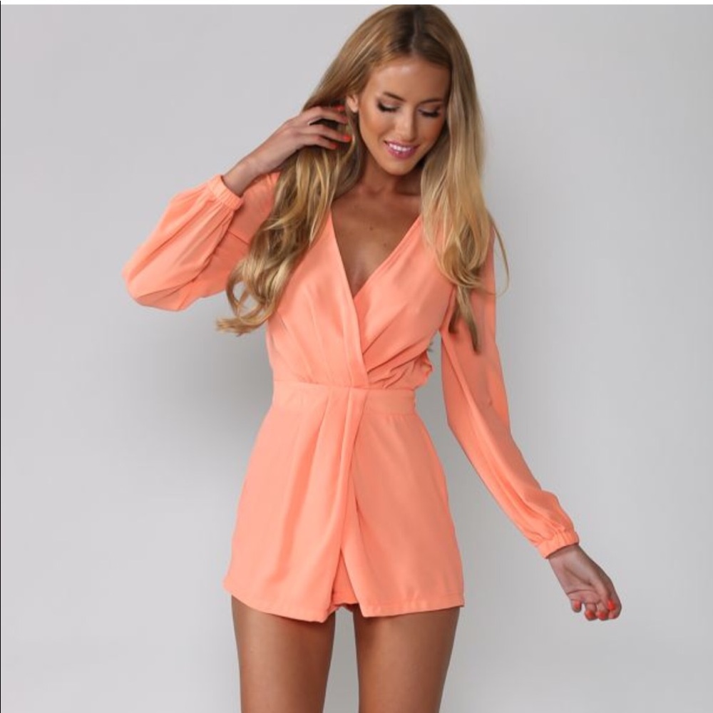 Orange Romper