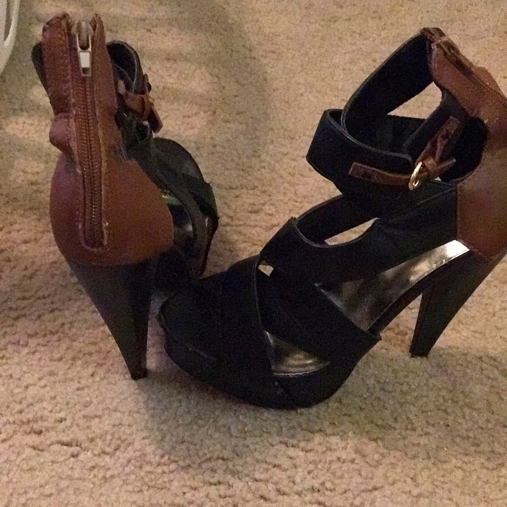 Black heels