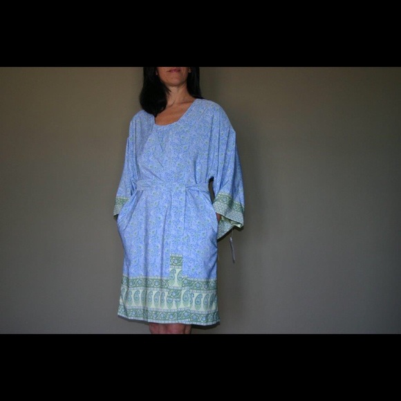 Oscar de la Renta Mediterranean Cruise Robe - Picture 1 of 3