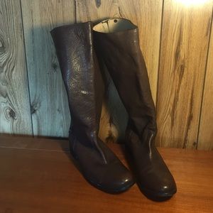 Frye Melissa Button Back Zip Boots, Brown