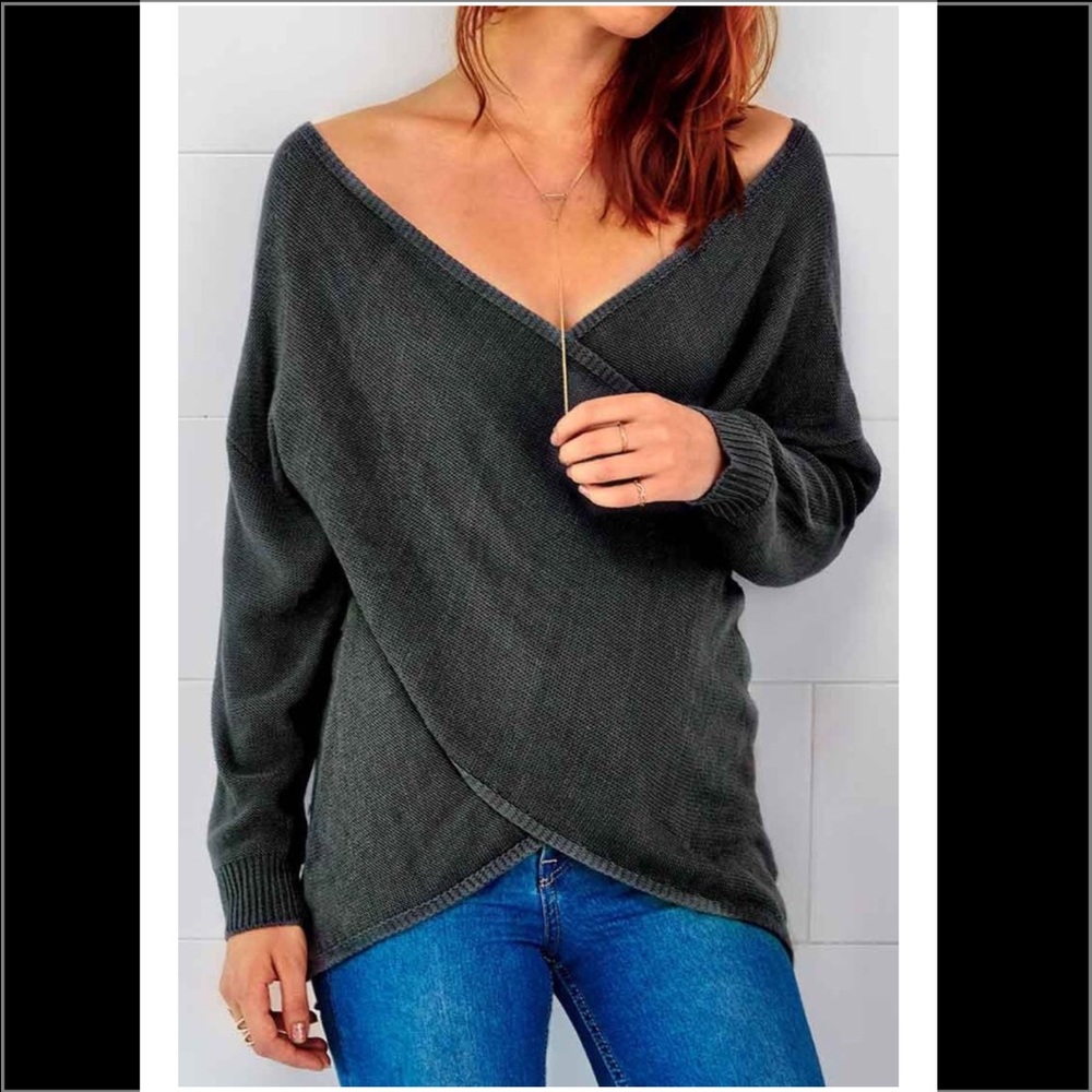 Cupshe Play Your Game Asymmetric Sweater
