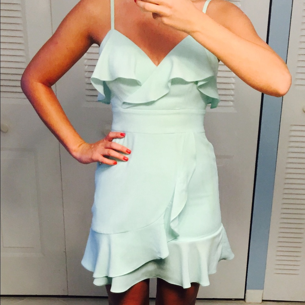 Marciano Light Green Dress