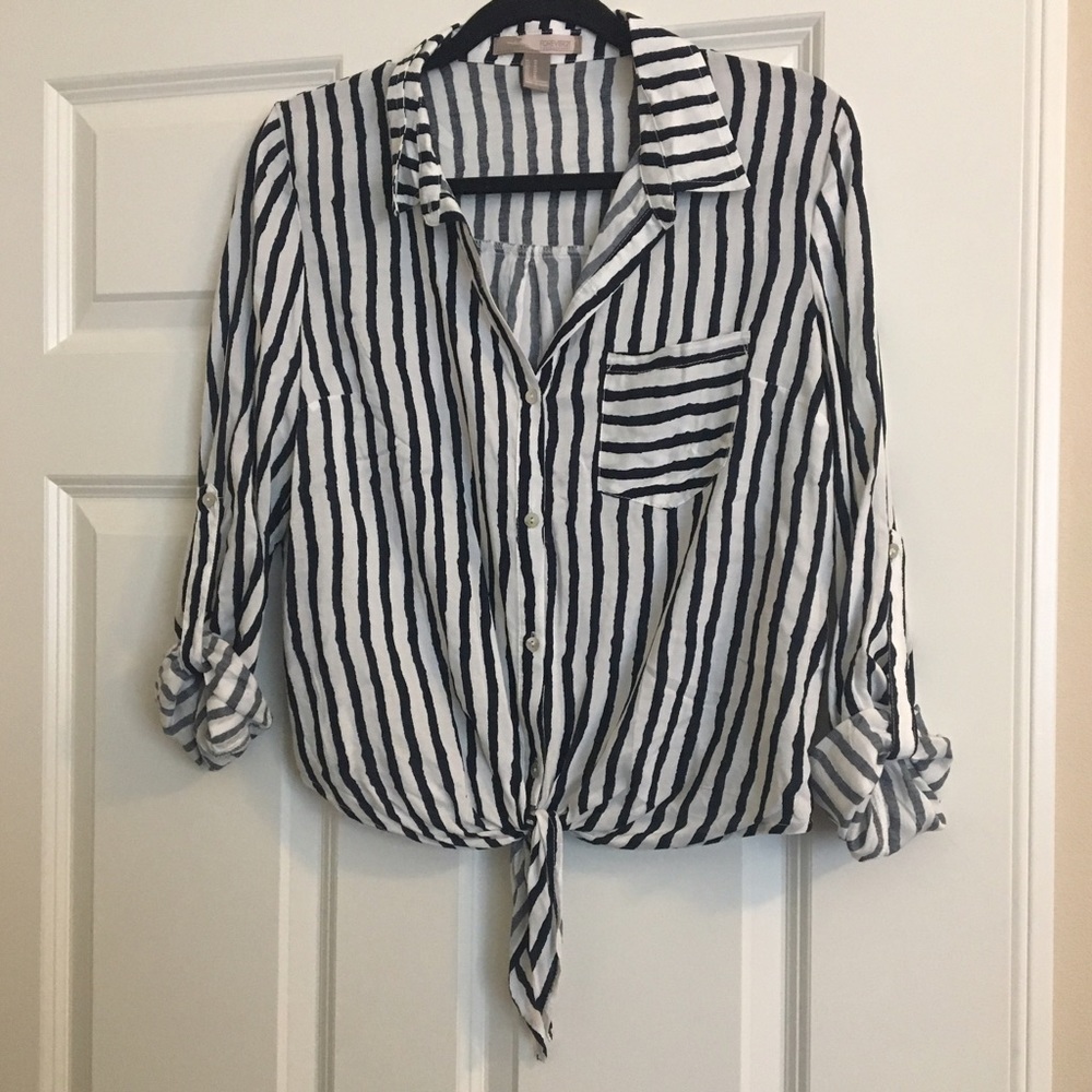 Tie crop top