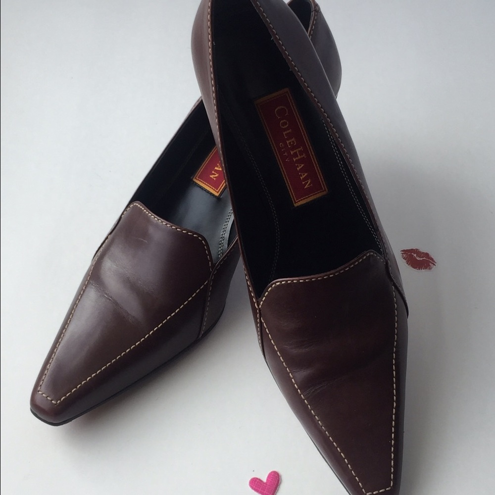 Cole Haan City Brown Pumps