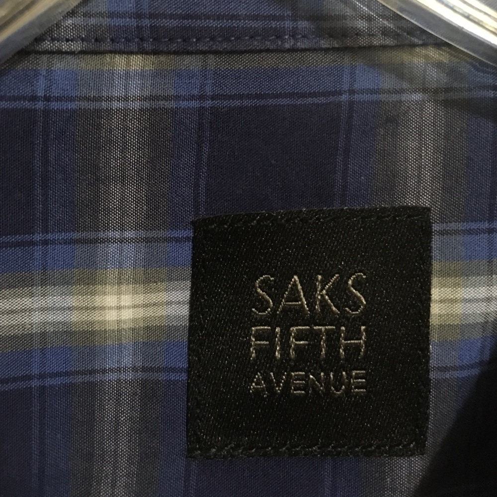 Saks Fifth Ave. Plaid Shirt