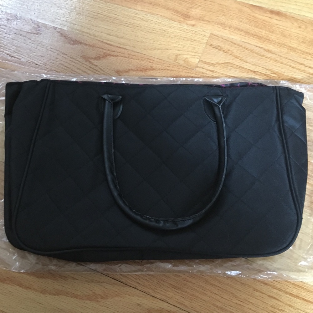Black bag with pink s lining x 2 pack of two!