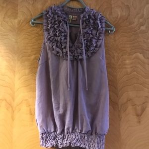 Light Purple Sleeveless Blouse