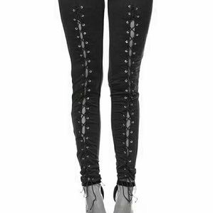 Lace up leggings