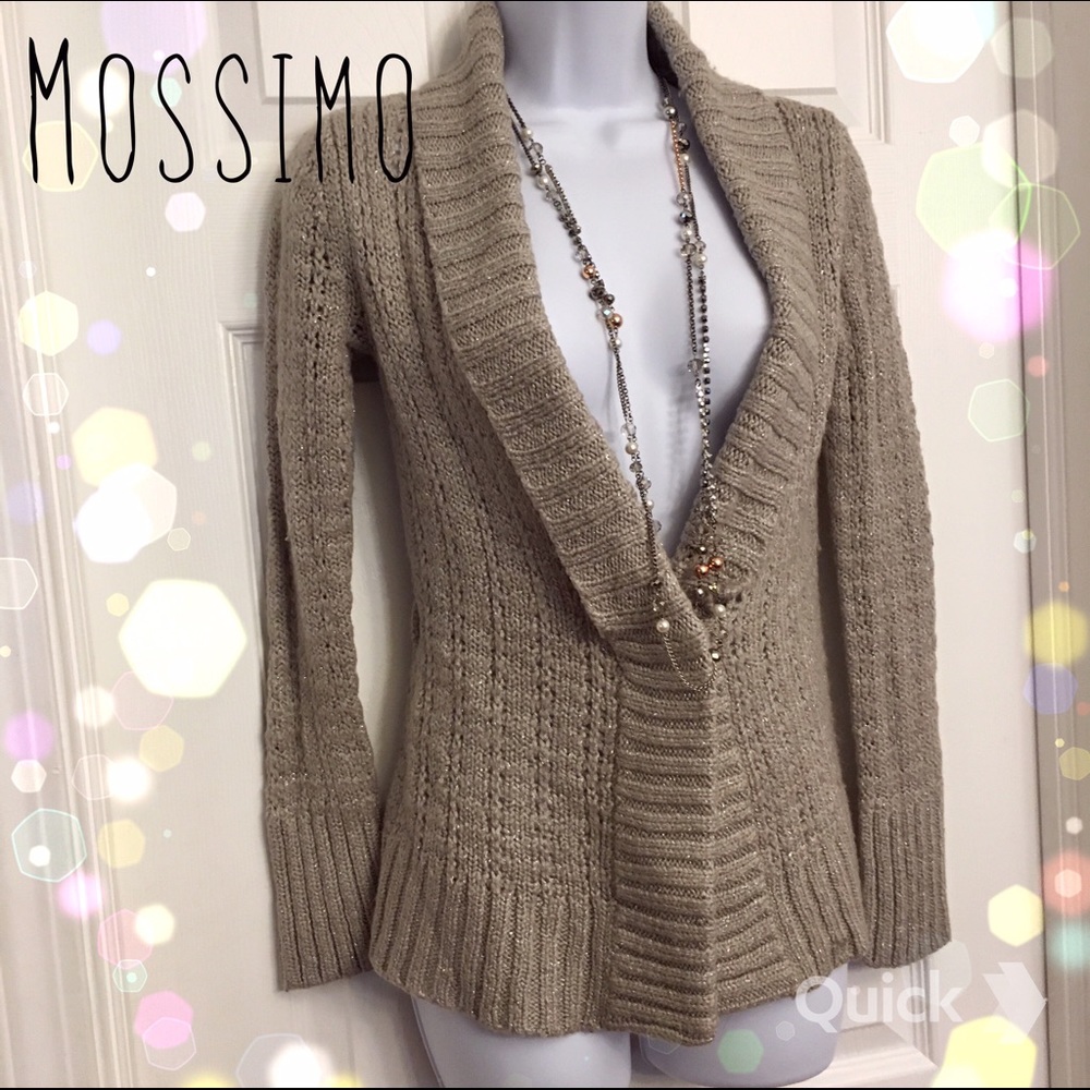 Mossimo Knit Sparkly Cardigan