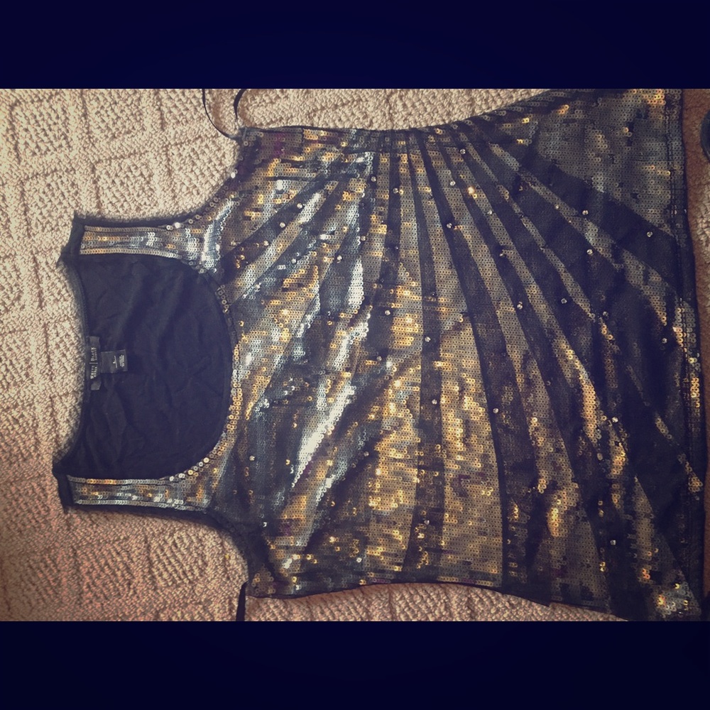 White House black market sequin tank