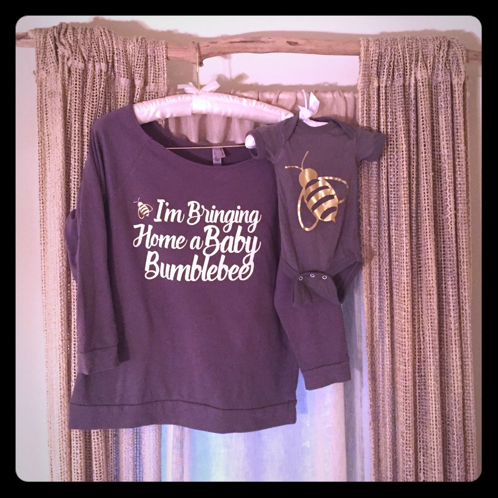 Matching mommy and baby outfit