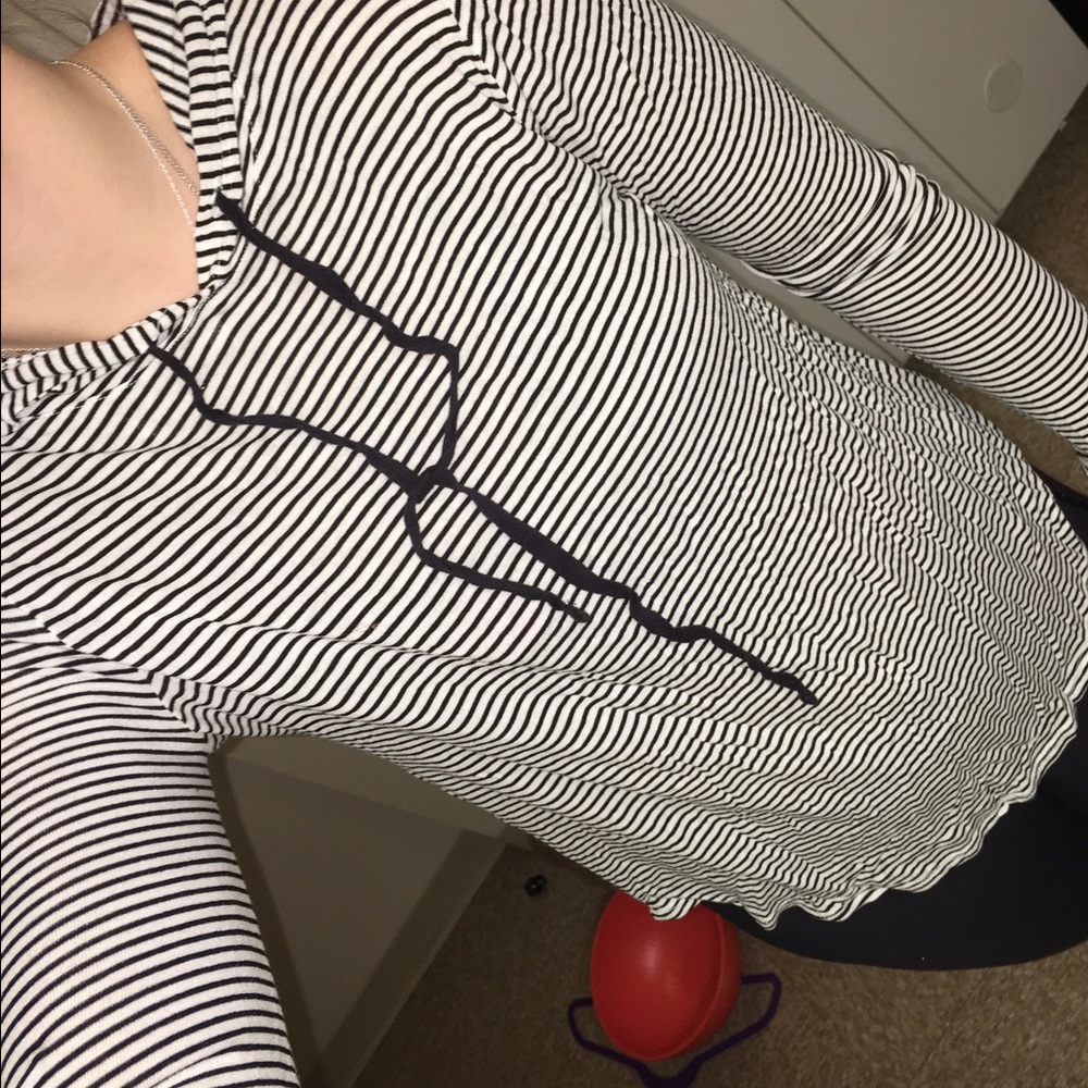 Long sleeve striped shirt