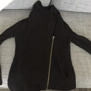 Helmut Lang Black Asymmetrical Sweatshirt