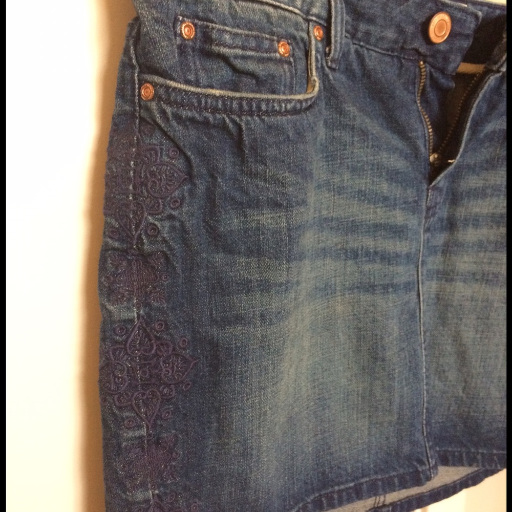 Jean Mini Skirt