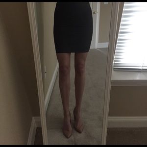 BCBG Simone Power Skirt - Gray