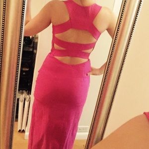 Pink (Fuchsia) dress Jessica McClintock