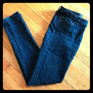 LOFT dark wash modern skinny jean